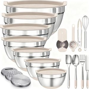Mixing Bowls with Airtight Lids Set